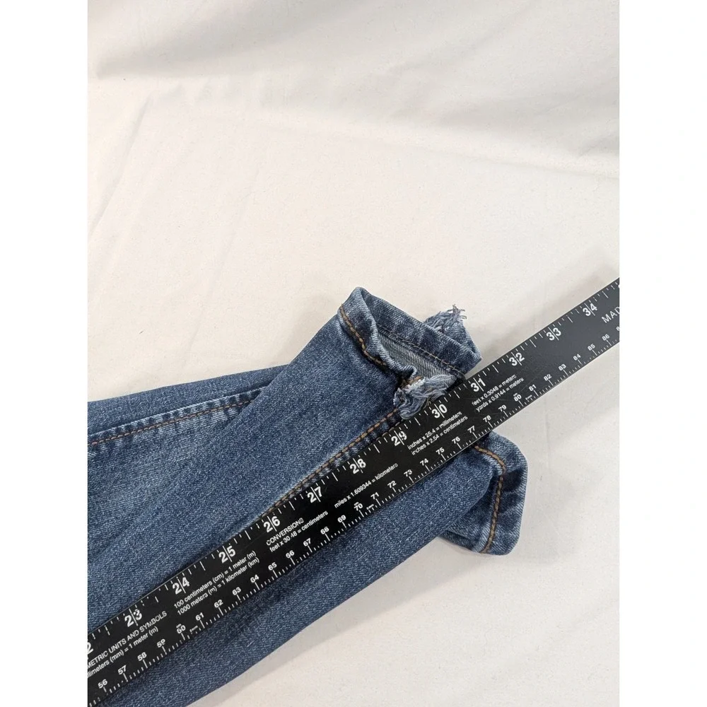 Wrangler Jeans Mens 34x30 Retro Slim Straight Blue Cotton Stretch Cowboy Rancher